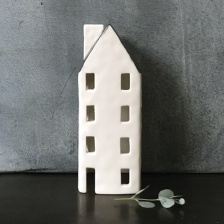No 87 Porcelain Tea Light House  by East of India